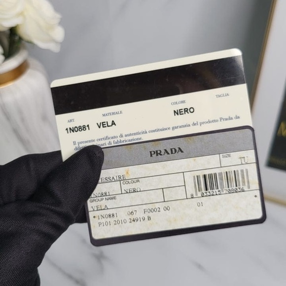 prada NYLON DRAWSTRING BUCKET POUCH - Picture 12 of 17